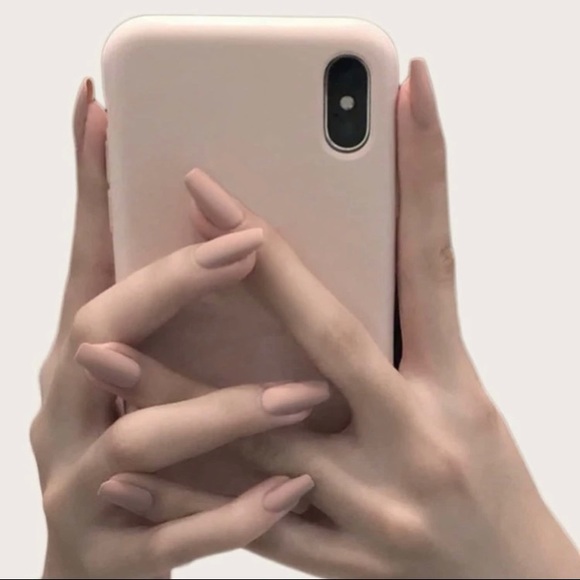 4/$20 nude coloured press on nails - Picture 1 of 2